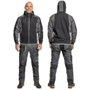 DAYBORO jopa s kapuco črna 4XL