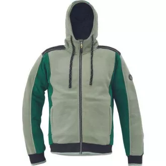 DAYBORO majica s kapuco, mahovno zelena XL