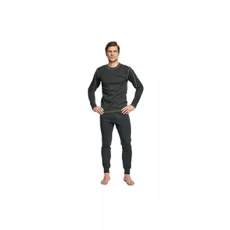 ABILD Majica z dolgimi rokavi črna XS/S