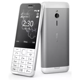 Nokia 230 Dual SIM, srebrna Nokia 230 Dual SIM, srebrna