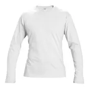 CAMBON majica z dolgimi rokavi bela XL