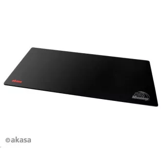 AKASA podloga za miško Venom Black XXL, debeline 3 mm, iz naravne gume, odporna na umazanijo in prah, črna