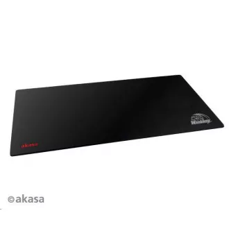 AKASA podloga za miško Venom Black XXL, debeline 3 mm, iz naravne gume, odporna na umazanijo in prah, črna