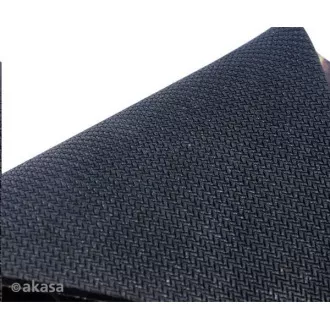 AKASA podloga za miško Venom Black XXL, debeline 3 mm, iz naravne gume, odporna na umazanijo in prah, črna