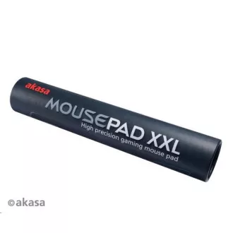 AKASA podloga za miško Venom Black XXL, debeline 3 mm, iz naravne gume, odporna na umazanijo in prah, črna