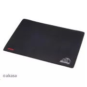 AKASA podloga za miško Venom Black, debeline 3 mm, iz naravne gume, odporna na umazanijo in prah, črna