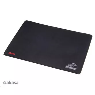 AKASA podloga za miško Venom Black, debeline 3 mm, iz naravne gume, odporna na umazanijo in prah, črna
