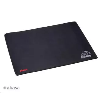 AKASA podloga za miško Venom Black, debeline 3 mm, iz naravne gume, odporna na umazanijo in prah, črna