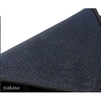 AKASA podloga za miško Venom Black, debeline 3 mm, iz naravne gume, odporna na umazanijo in prah, črna
