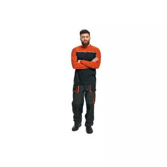 EMERTON majica z dolgimi rokavi črna XXXL