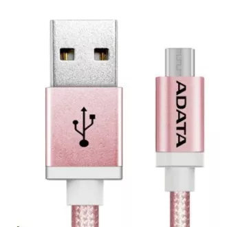 ADATA Micro USB kabel - USB A 2.0, 100 cm, roza