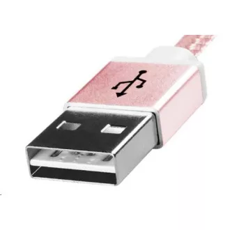 ADATA Micro USB kabel - USB A 2.0, 100 cm, roza