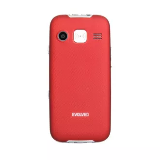 EVOLVEO EasyPhone XD, mobilni telefon za starejše s stojalom za polnjenje (rdeč)