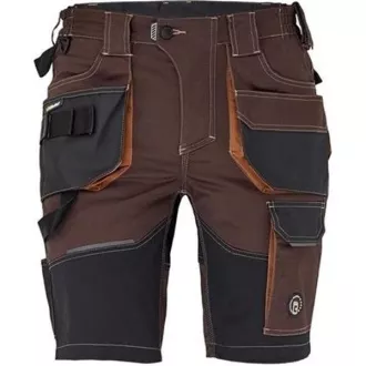 DAYBORO kratke hlače temno rjave barve 64