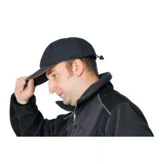 EMERTON zimska kapa črna/oranžna S