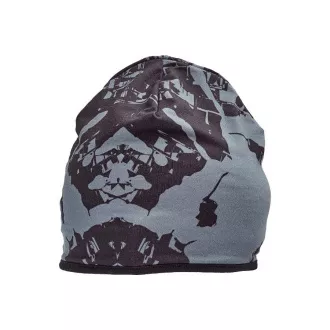 KIRWEE kapa pletena siva/rdeča XL/XXL KIRWEE kapa pletena siva/rdeča XL/XXL