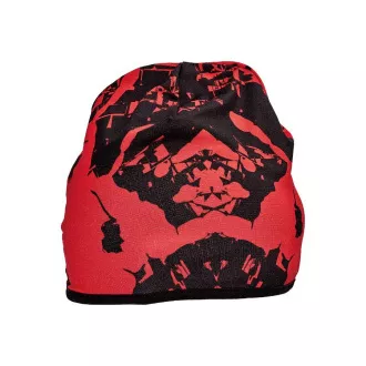 KIRWEE kapa pletena siva/rdeča XL/XXL KIRWEE kapa pletena siva/rdeča XL/XXL