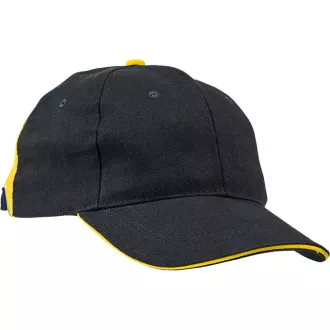 KNOXFIELD baseballska kapa črna/rumena