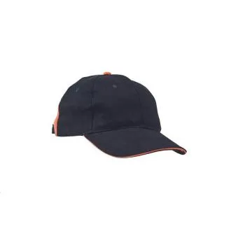 KNOXFIELD baseballska kapa črna/oranžna