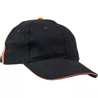 KNOXFIELD baseballska kapa črna/oranžna