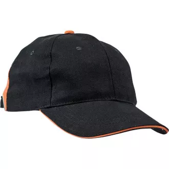 KNOXFIELD baseballska kapa črna/oranžna
