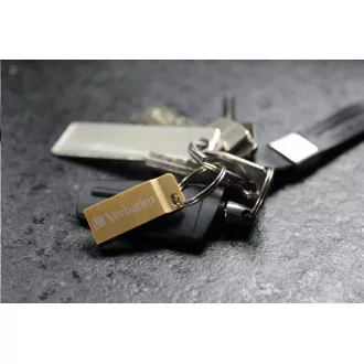 VERBATIM Flash disk 64 GB Metal Executive, USB 3.0, zlati