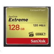 SanDisk Compact Flash Card 128 GB Extreme (R:120/W:85 MB/s UDMA7)