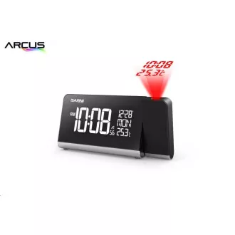 GARNI 165 Arcus - digitalna budilka s projekcijo časa in notranje temperature