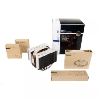NOCTUA procesorski hladilnik NH-D15, 2x 140mm, LGA1851, AM5, rjava/srebrna