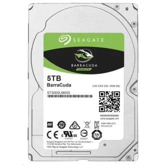 SEAGATE HDD 5TB BARRACUDA, 2,5", SATAIII, 5400RPM, 128 MB predpomnilnika, 15 mm