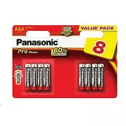 PANASONIC Pro Power alkalne baterije LR03PPG/8BW AAA 1, 5V (Blistr 8 kosov)