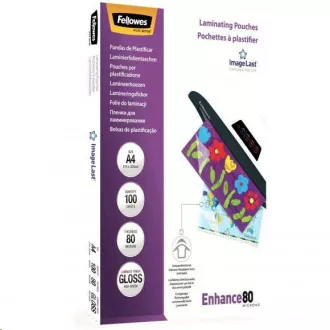 Fellowes A4, 80 mic ImageLast laminirna folija, pakiranje po 100 kosov