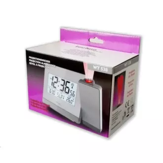 TechnoLine WT 538 - digitalna budilka s projekcijo in merjenjem notranje temperature