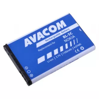 AVACOM baterija za mobilni telefon Nokia 6230, N70, Li-Ion 3, 7V 1100mAh (nadomestna baterija BL-5C)