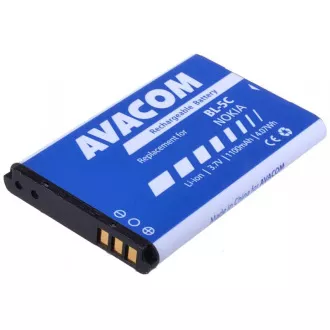 AVACOM baterija za mobilni telefon Nokia 6230, N70, Li-Ion 3, 7V 1100mAh (nadomestna baterija BL-5C)