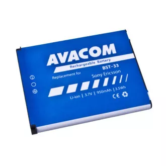 AVACOM baterija za Sony Ericsson K550i, K800, W900i Li-Ion 3, 7V 950mAh (nadomestna baterija BST-33)