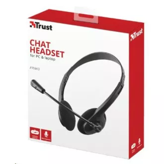 TRUST slušalke z mikrofonom Primo Chat Headset, za PC/prenosnik TRUST slušalke z mikrofonom Primo Chat Headset, za PC/prenosnik