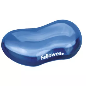 Podloga za zapestje Fellowes CRYSTAL gel modre barve Podloga za zapestje Fellowes CRYSTAL gel modre barve