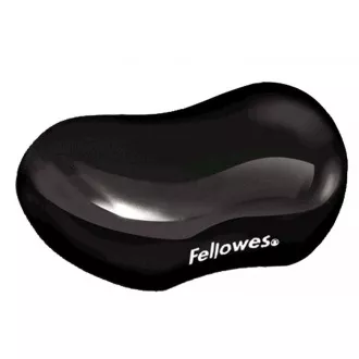 Podloga za zapestje Fellowes CRYSTAL gel črna
