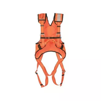 Varnostni pas z opozorilnim jopičem P-30 HV , oranžne barve, velikosti 4,5 mm. M - XL