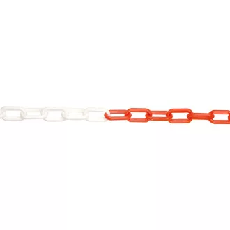 JSP Plastična veriga 6mm/25m rdeča/bela