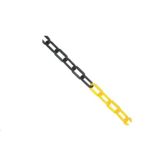 JSP Plastična veriga 6mm/25m črna/rumena JSP Plastična veriga 6mm/25m črna/rumena