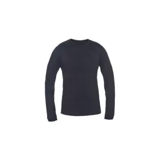 SOLID majica z dolgimi rokavi moška črna velikosti. M/L