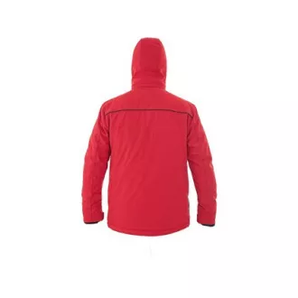 Jakna VEGAS, zimska, moška, rdeče-črna, velikost 4XL