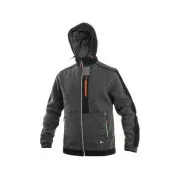 Jakna CXS INDIANAPOLIS, moška, siva - črna - oranžna, velikost 4,5 mm. L