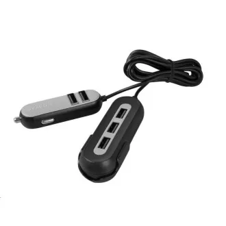 AVACOM CarHUB avtomobilski polnilec s 5 izhodi USB, črn AVACOM CarHUB avtomobilski polnilec s 5 izhodi USB, črn