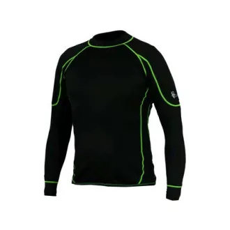 Moška funkcionalna majica REWARD, dolga. rokavi, črno-zelena, velikost 4 mm, w. XXXL Moška funkcionalna majica REWARD, dolga. rokavi, črno-zelena, velikost 4 mm, w. XXXL