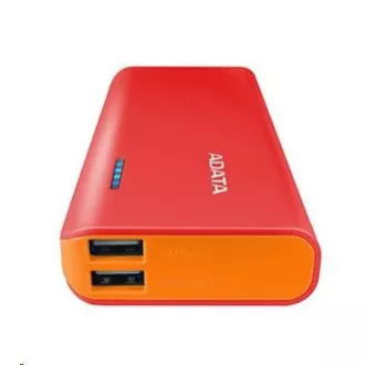ADATA PowerBank PT100 - zunanja baterija za mobilni telefon/tablico 10000 mAh, rdeča/oranžna ADATA PowerBank PT100 - zunanja baterija za mobilni telefon/tablico 10000 mAh, rdeča/oranžna