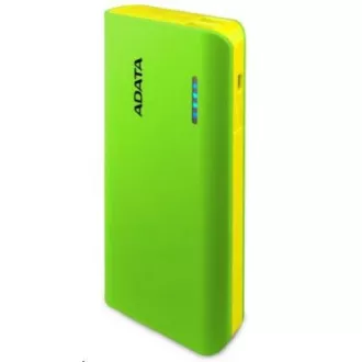 ADATA PowerBank PT100 - zunanja baterija za mobilni telefon/tablico 10000 mAh, zelena/rumena