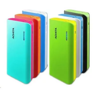 ADATA PowerBank PT100 - zunanja baterija za mobilni telefon/tablico 10000 mAh, zelena/rumena